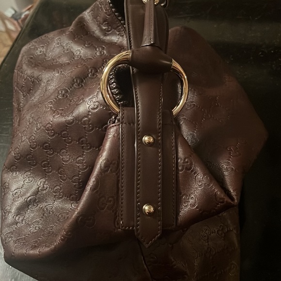 Gucci leather hobo bag and matching wallet - Picture 12 of 14
